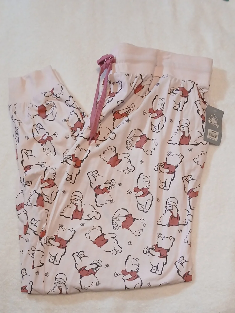 NWT Disney Winnie the Pooh Lounge Pants PJ Pajama Bottoms Disney Store 2XL